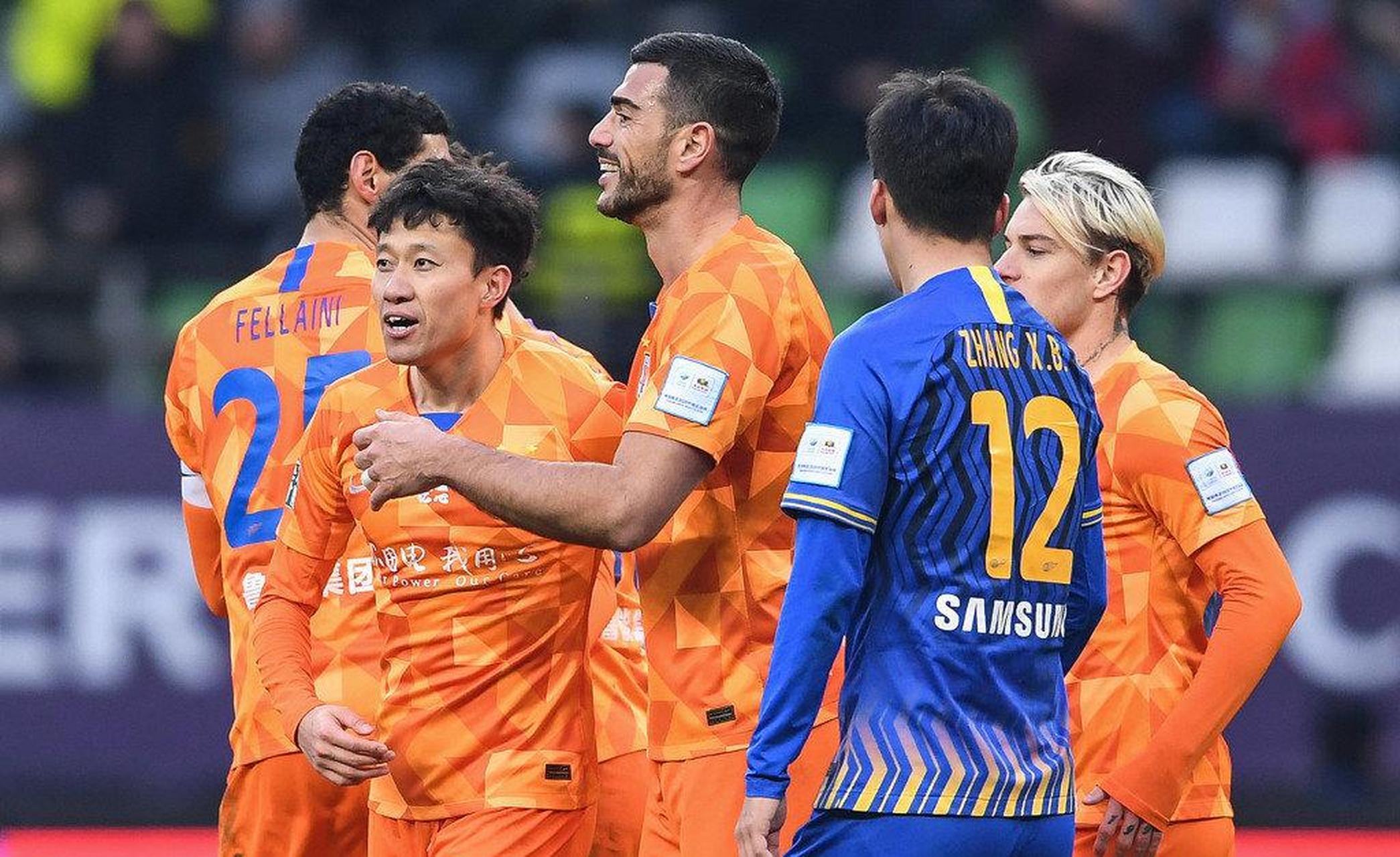 关于山东鲁能决意赢下江苏苏宁，力争战胜对手的信息